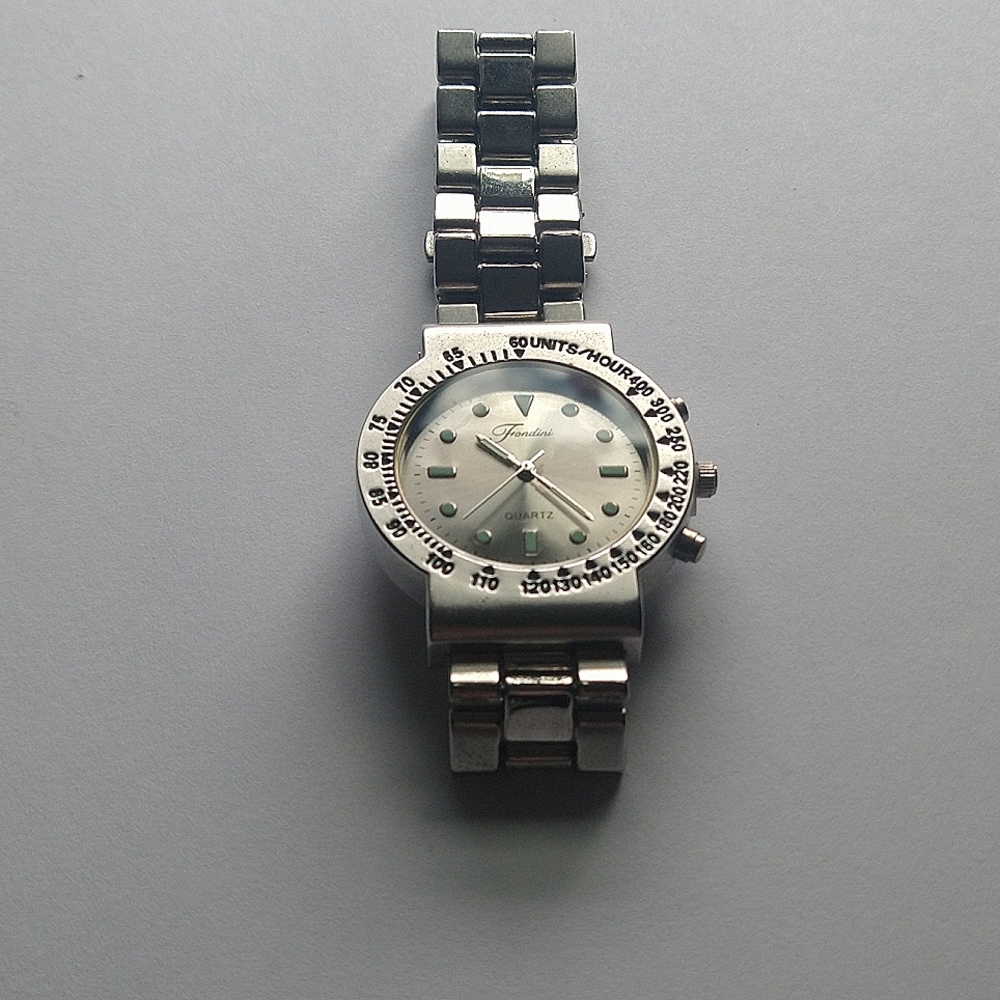 Fondini Silver Stainless Steel Watch